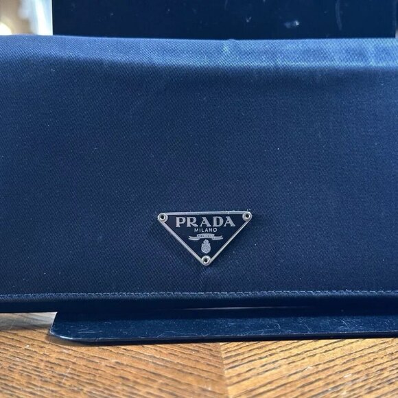 Prada, black nylon and leather, long Wallet - Picture 1 of 6